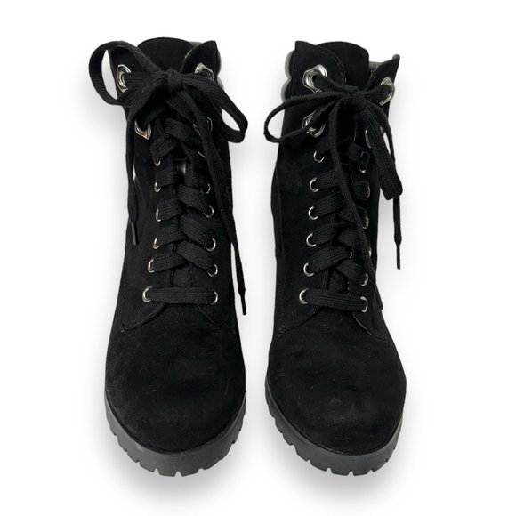 Le Chateu Lace Up Ankle Boots - Picture 1 of 9